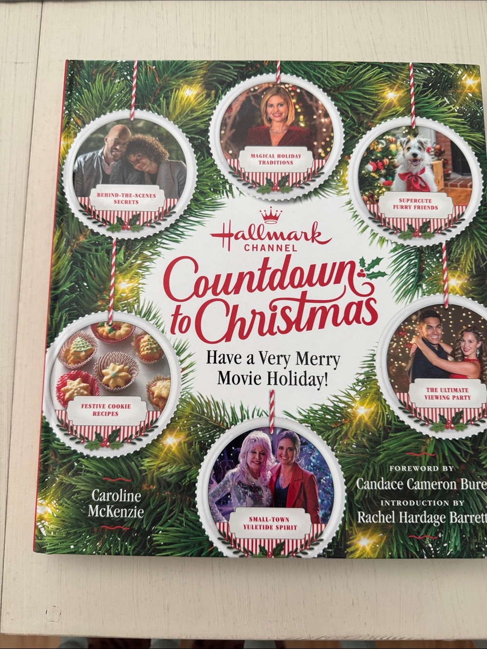 Hallmark Countdown to Christmas Hardcover Book in like new condition